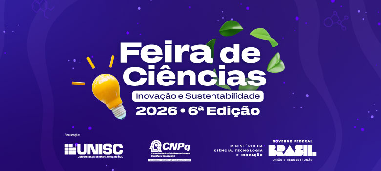 Banner Feira de Ciências 2026